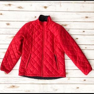 Lands End Quilted Reversible Jacket - Small